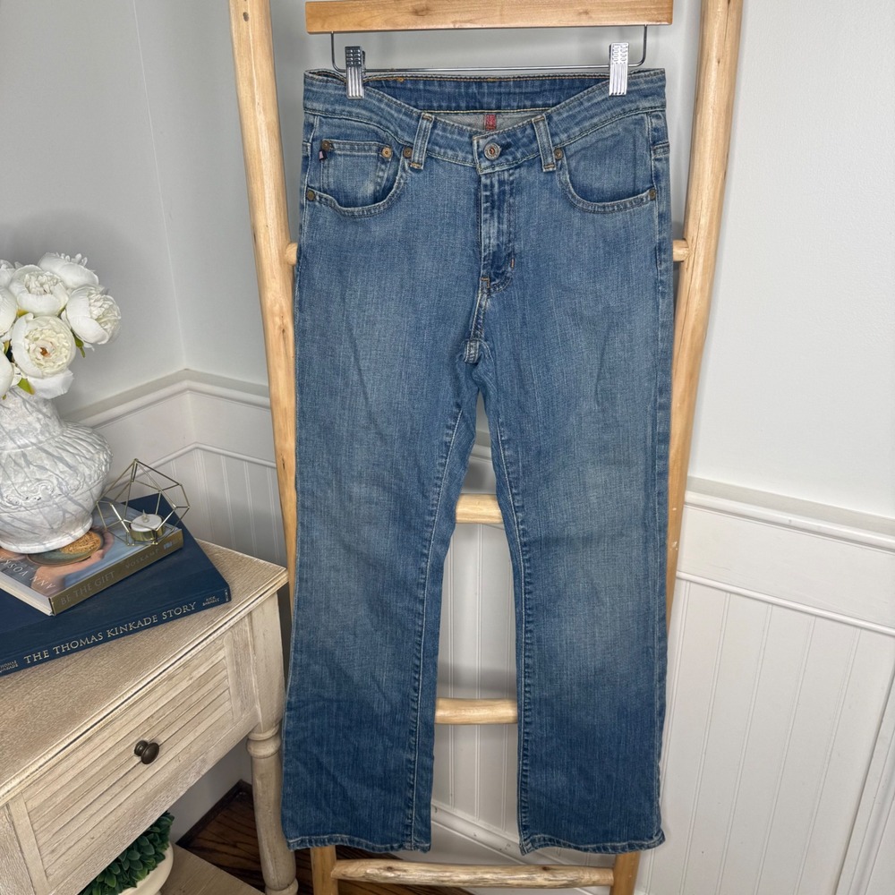 Polo Jeans Co Ralph Lauren Womens 6 Blue Modern Bootcut Low Rise Stretch Denim